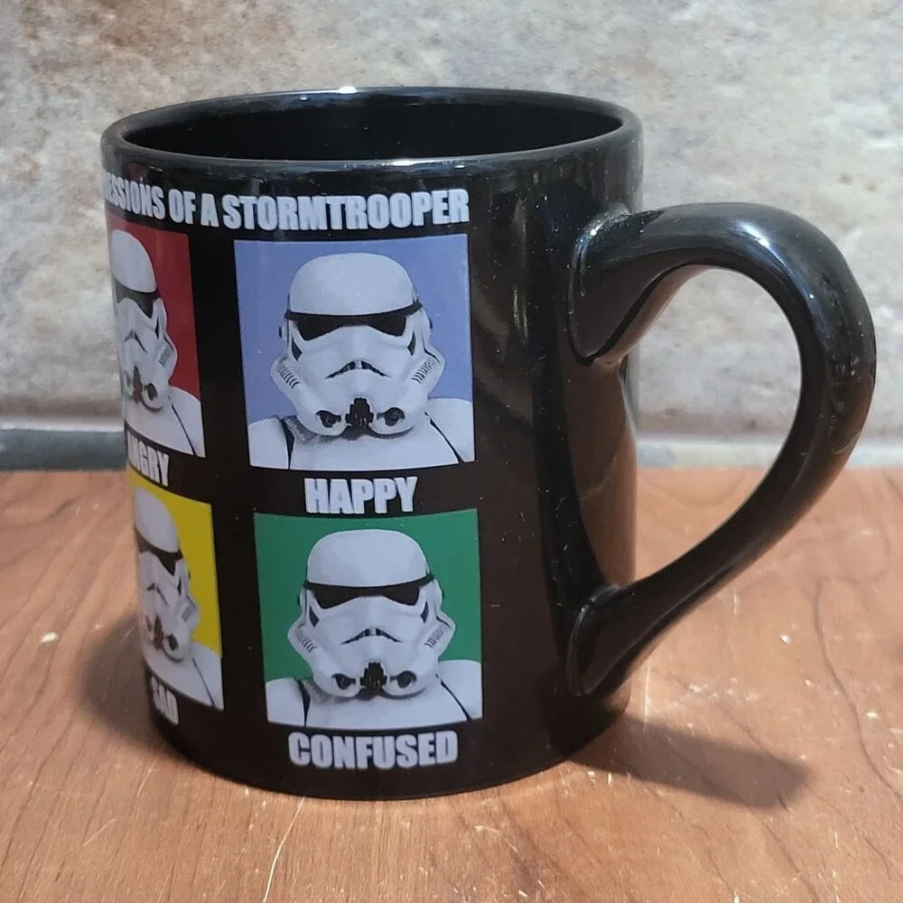 VTG Star Wars Coffee Mug Expressions of a Stormtrooper 14 oz